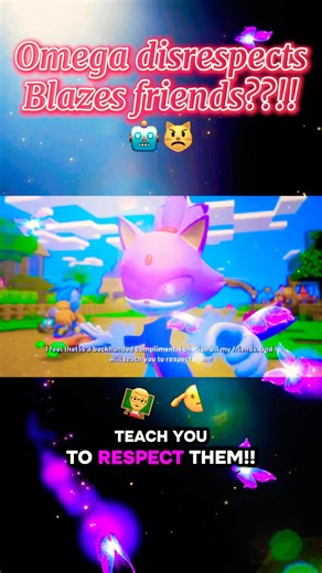 Omega Roasts Blaze’s Friends #sonicracingcrossworlds #shorts #sonic