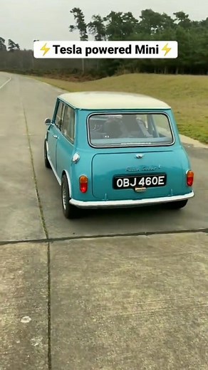 17K views · 592 reactions | Tesla Powered Mini  Comment  Owner: @electricclassiccars #electriccar #fblifestyle #oldcar #cargasm #mini #minicooper #tesla #car #teslamotors #cars | Mini Cooper Club | Facebook