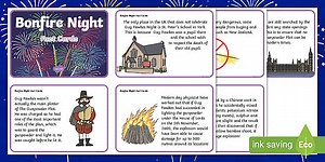 Bonfire Night and Gunpowder Plot Display Fact Cards