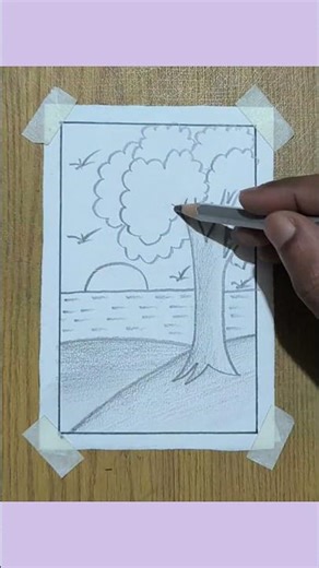 easy Scenary Drawing idea