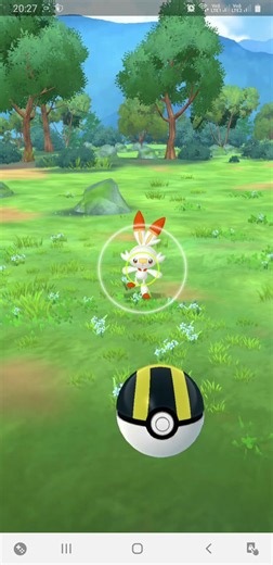 THIS LITTLE SCORBUNNY IS A HUNDO?! 😱🔥💯 #pokemon #pokemongo
