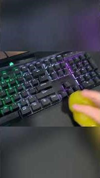 Corsair Keyboard Vibes: RGB Glow Up for Your Desk! #shorts