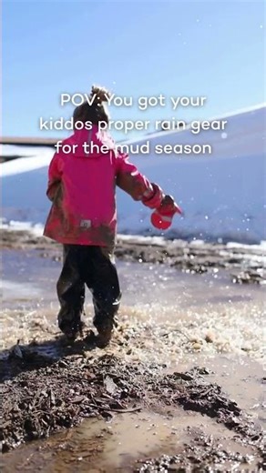 Rain gear for muddy play #kidsclothing #childrenswear #reimakids #kidsclothes