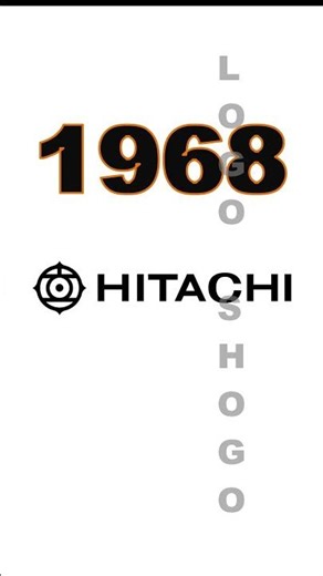 Hitachi logo Evolution #hitachi #logoshogo