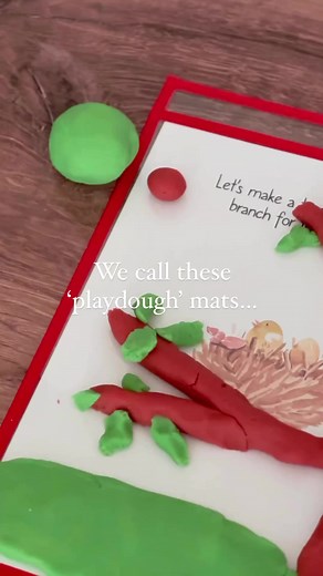 We call these playdough mats... but they have endless ways to play 💛 These mats are one of my favourite ways to start Quiet Time with little ones. Depending on your child’s age and preference, they can settle into some nice quiet and independent play with just a few common craft supplies. This mat is from the Toddler Edition of The Quiet Time Club. It actually comes with eight cute ‘playdough’ mats with watercolor illustrations just like this one 😍 | How Wee Learn