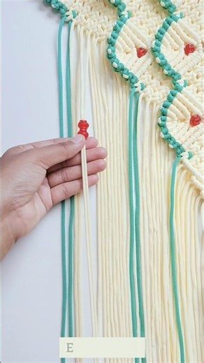 Macrame Wall Hanging 🌿 Macrame Design #macrame #diy #shorts #ytshorts #youtubeshorts