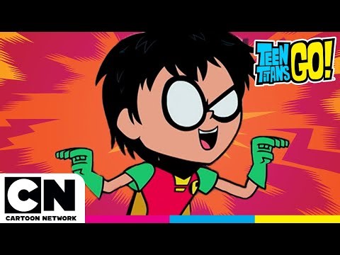 Top 10 cele mai amuzante momente cu ROBIN | Haideți, Tineri Titani! | Cartoon Network