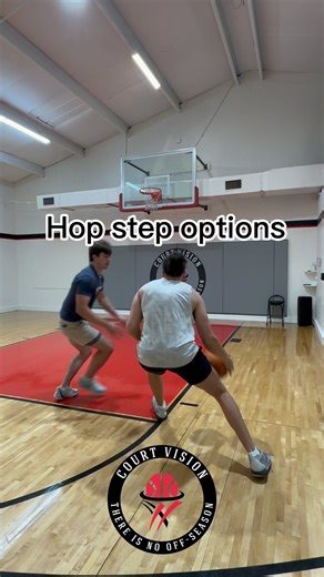 Do you use a Hopstep⁉️ A Hopstep is a great way to create space, especially when attacking the basket. It’s important to know the different ways you can score after the Hopstep‼️ 📸: @casynw : : : #CourtVision #basketball #trainer #basketballtraining #hoops #hoopersofinstagram | Court Vision