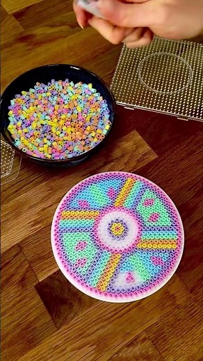 So hast du Bügelperlen noch nie benutzt 😳✨ Traumfänger DIY für Kinder #diy #bastelmitkindern