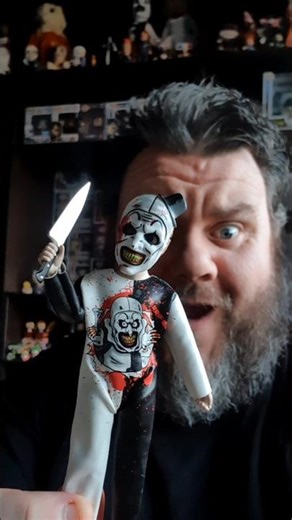 NECA Ben Cooper Terrifier Art The Clown Costumed Action Figure Unboxing