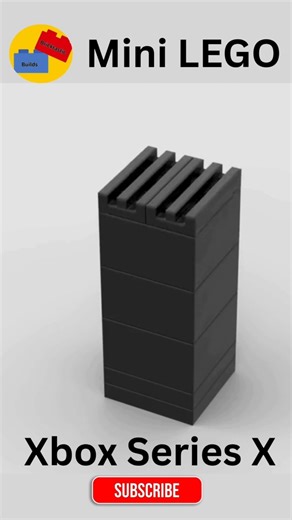 Building an Xbox series X out of LEGO Time-lapse #lego #moc #gaming #timelapse #legoshorts #xbox