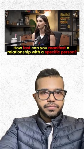 Apoorva Prakash Saxena | Certified Life Coach on Instagram: "Comment “Time”and send this video to my DMs, if you want my guided worksheet to build that level of self-alignment and manifest from emotional stability instead of dependency. How fast can you manifest a relationship with a specific person? Honestly? Very fast. Sometimes days. Sometimes even hours. But speed is not the real question. Alignment is. Before you focus on how quickly, ask yourself this: Does this person align with the highe