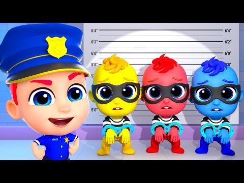 Police Catch the Thief | Police Patrol Team | Tinytots Nursery Rhymes & Kids Songs