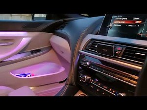 BMW 640D ambient light