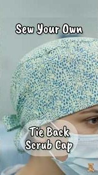 How to Sew Your Own Scrub Cap (Beginner Friendly!) 🧵 Quick Tutorial #Shorts