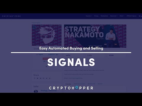 Buying and Selling automatically with Signals - Cryptohopper