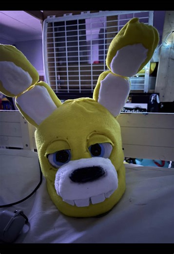 Fixed yellow rabbit mask tutorial