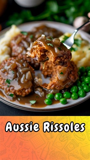 Aussie Rissoles with Gravy Enjoy ❤️ 👇👇👇 | Cooking Lovers