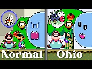 Super Mario World (SNES) - Super Diagonal Mario 2 - Part 4 Bonus. ᴴᴰ #ohio