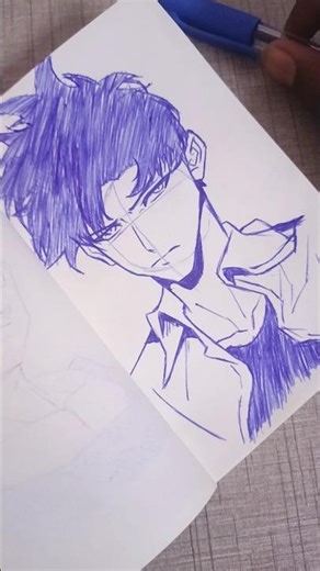 Drawing the shadow monarch himself#sketch