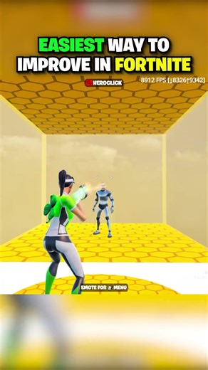 EASIEST Way To Become BETTER At Fortnite! 🛠️✨ #shorts #fortnite