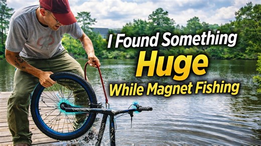 A surprising recovery using a 2,000-lb magnet fishing setup