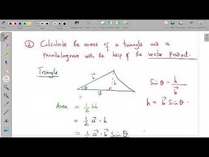 Applied Maths - 21. Solved examples on vector product