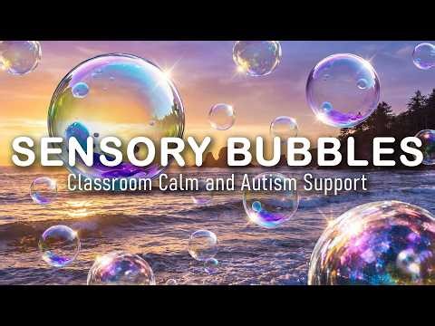 Sensory Bubbles & Calming Music for Classroom Focus | Relaxing Sensory Lights for Autism Regulation