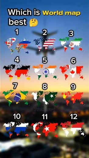 Which is World map best 🤔 #history #geography #edit #trending #countries #countryballs #country #map