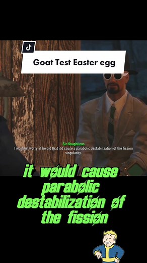 Fallout Goat test, Easter egg ##fallout4##fallout##fyp##wtf