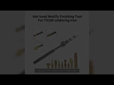 Toaiot Heat Insert Nut Iron Tip Heat Set Insert Tool Soldering TS100 Iron Tip 3D Printing Modify Fin