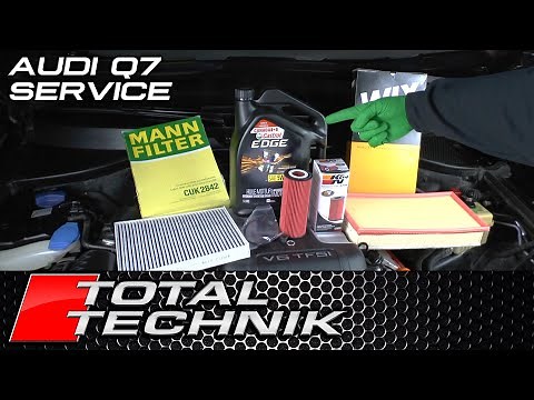 How to Service Your Audi 3.0 TFSI - Q7 - TOTAL TECHNIK