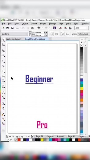 72 reactions | Beginner vs Pro  || Part-1 || Corel Draw Tutorial ✅ #tipsandtricks #tutorial #art #coreldraw #design #digital #artist #illustration #instareels #instaart #its_sks_art | SKS Art | Facebook