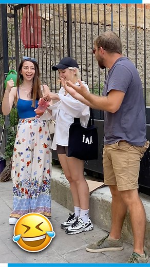 He couldn't open the bottle cap 😲🤣 #viral #funny #fbreels #prank | Who Cares?