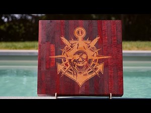 Deep inlay with full CAM process in Vectric Vcarve