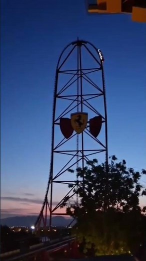 🏎️ Europe’s Tallest & Fastest Coaster?! | Red Force Ferrari Land 🎢