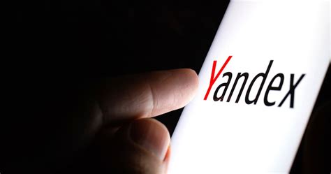 Gambar layar Yandex di ponsel