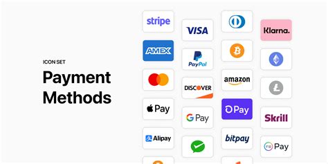 different payment options