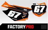 Motocross Number Plate Graphics Images