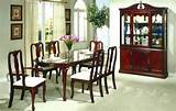 Queen Anne Cherry Wood Dining Room Set