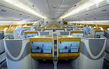 Emirates Air Business Class A380 Images