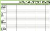 Pictures of Medical Office Inventory Sheet