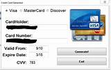 Valid Credit Card Generator Pictures