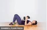 Floor Dumbbell Exercises Photos