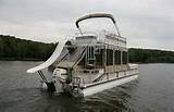 Photos of Double Decker Pontoon Boat With Slide For Sale