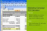 Marketing Roi Template Excel Photos