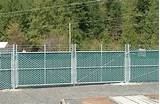 Pre Slatted Chain Link Fence Images