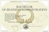 What Is A Bachelor Of Science In Business Administration Images