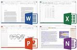 Pictures of Microsoft Word Excel Powerpoint Package