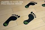 Photos of Floor Feet Stickers
